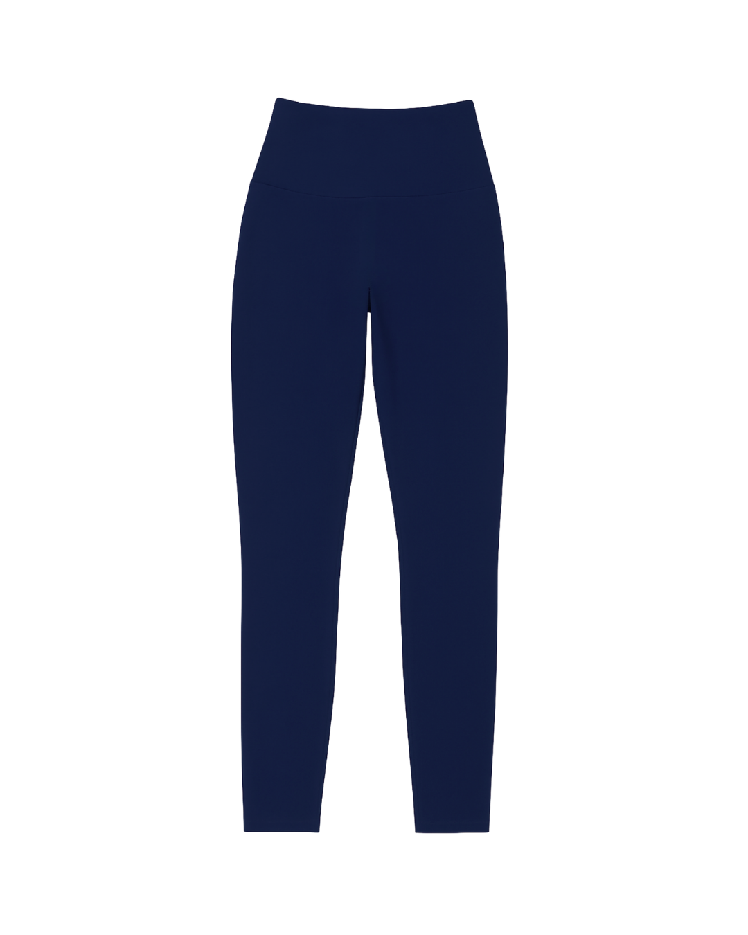 Flat lay del legging azul marino The Core