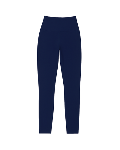 Flat lay del legging azul marino The Core
